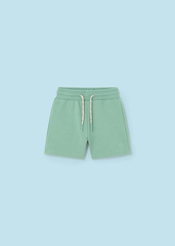 Basic_fleece_shorts_Groen