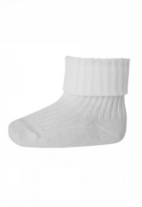 Cotton_Rib_Socks_White